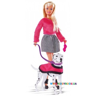 Кукла Штеффи на прогулке с далматинцем Steffi & Evi 5738053